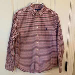 Boys Ralph Lauren Button-down Shirt. Size S(8). EUC.